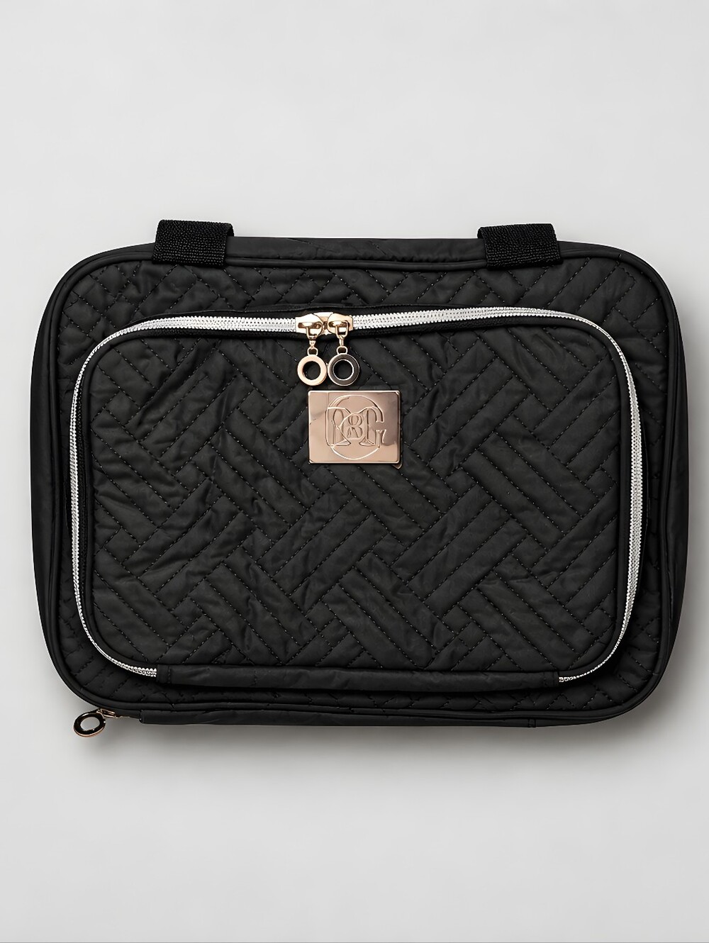 Bang & Carsen Quilted Black Travel Bag Men Or Womens NWT